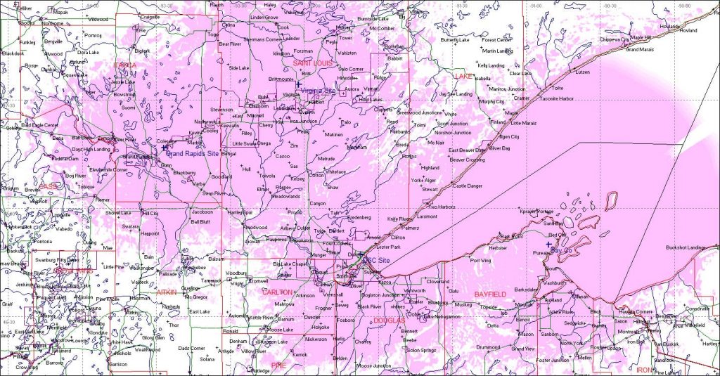 DSC Superior Coverage Map